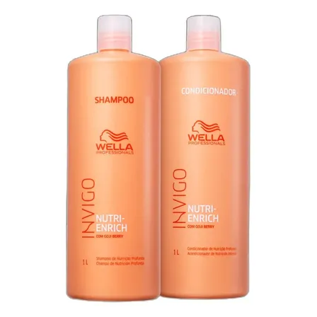 Kit Wella Invigo Nutri-enrich Salon Duo (2 Produtos) Blz