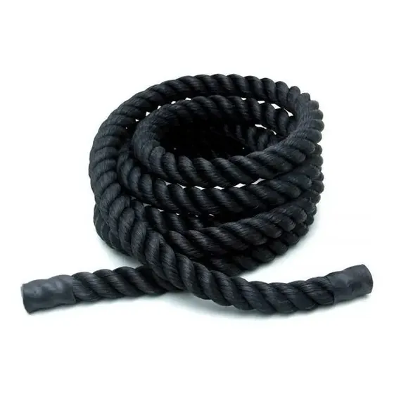 Corda Naval Rope Cross Training 34mm X 8mts Preto Funcional