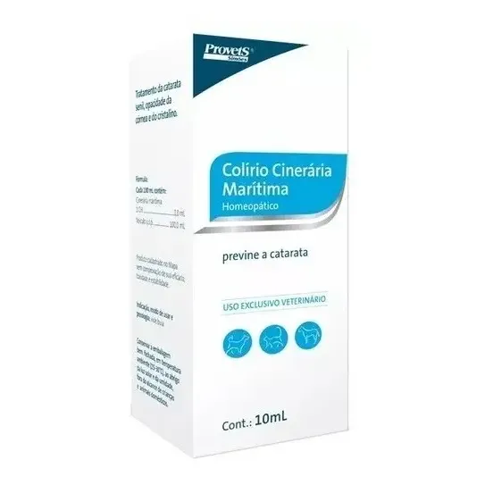 Colírio Cinerária Marítima Provets 10ml Catarata