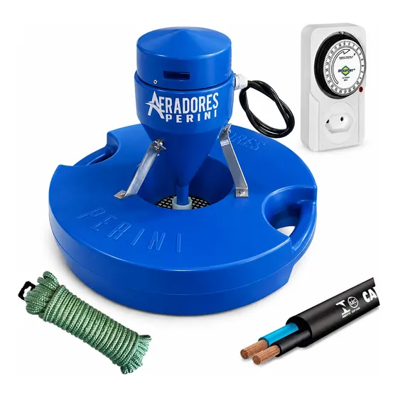 Kit Aerador Perini Chafariz Piscicultura Tanque 0,5cv Weg