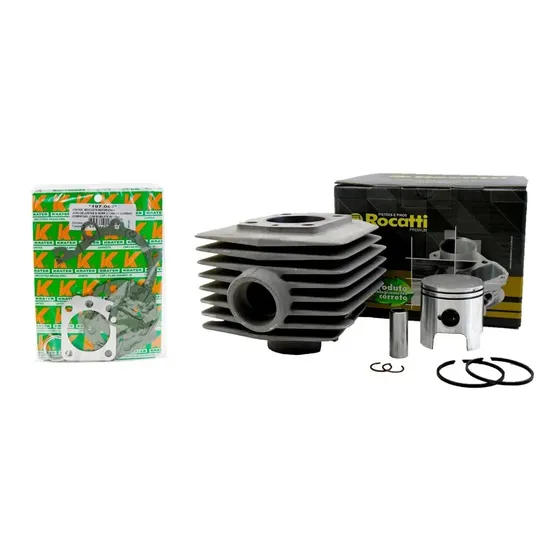 Kit Cilindro Mobilete Bikelete Caloi 75cc + Jogo De Junta