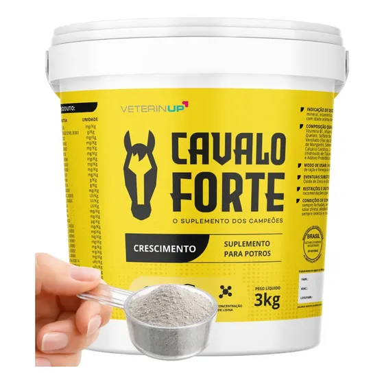 3kg Suplemento Cavalo Forte Crescimento Equino
