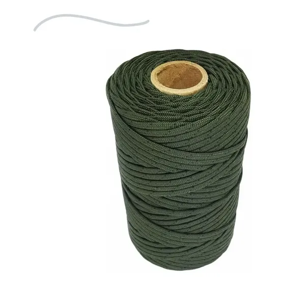 Corda Velame 4,0mm Militar Rolo C/ 100 Metros Gkl