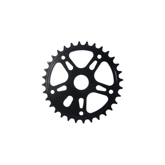 Coroa Engrenagem Com 46 Dentes De Aço Preto Para Bicicleta