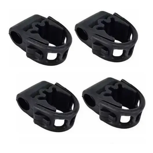 Combo 4 Presilha Com Alça Borracha Para Transbike 1 Polegada