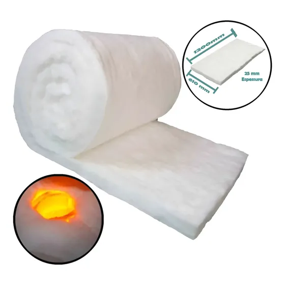 Lã Cerâmica P/ Forno De Fogão 4/6 Bocas Melhor Q Lã De Vidro