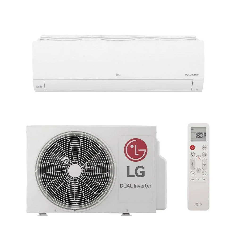 Ar Condicionado Split 12000 BTUs LG S3NQ12JAQAC - Frio, Dual Inverter, Compact