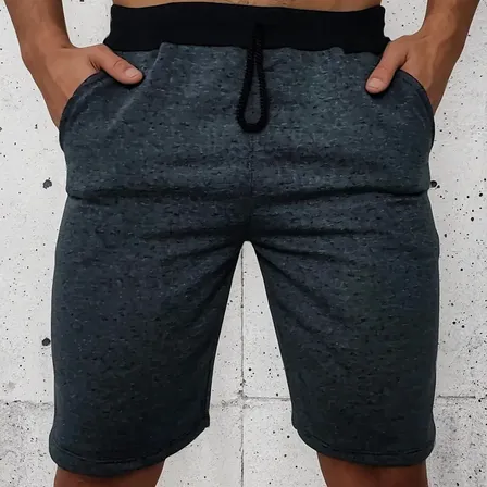 Bermuda Moletom Masculina Academia Plus Size P Ao G6- Bolsos