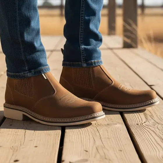 Botas Botinas F1000 Calçados Couro Legitimo Pronta Entrega