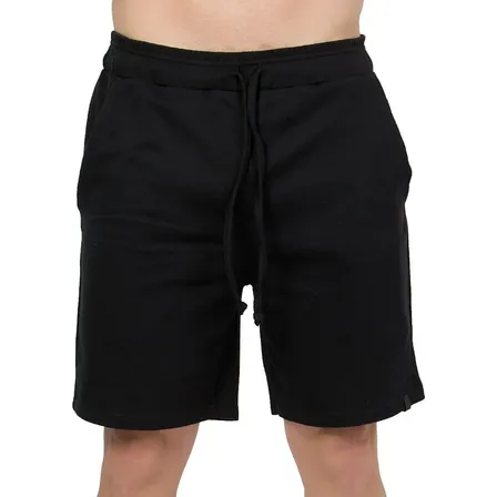Bermuda Moletom Masculina Academia Casual Cordão Bolsos