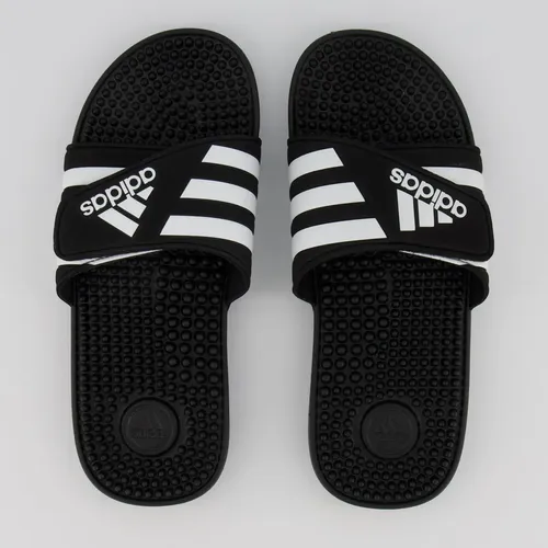 Chinelo adidas Adissage Logo Preto E Branco