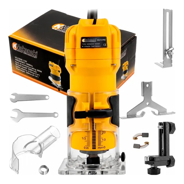 Tupia Laminadora 600w Elétrica Nakasaki Coletor De Pó 30000r