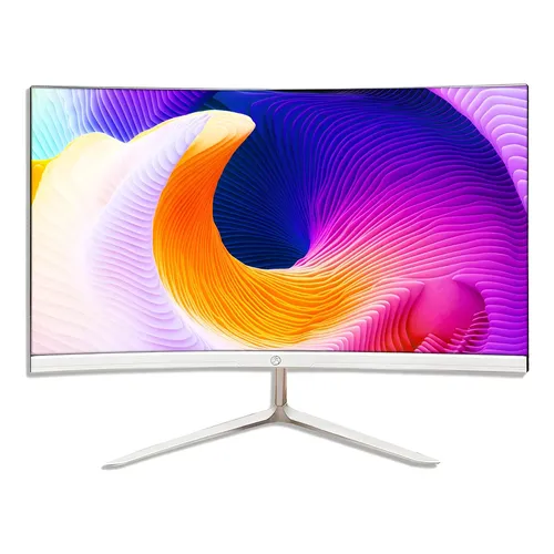 Monitor Led 23.8 Borda Infinita Curvo Full Hd Branco Hdmi