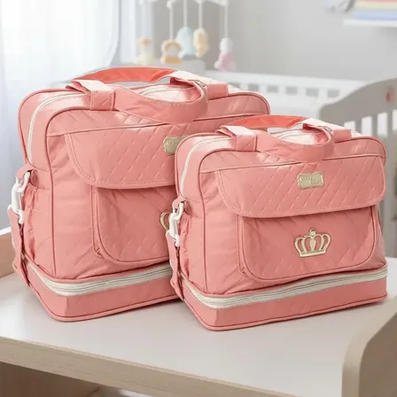 Kit Maternidade Bolsa E Frasqueira Menino Menina Mave