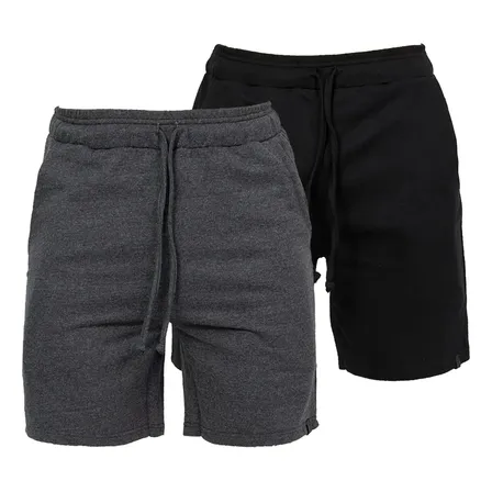 Kit 2 Bermudas Moletom Masculino Academia Casual Passeio