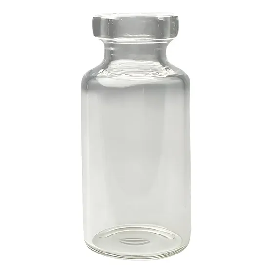Vidro Penicilina 4ml Reto + Borracha E Selo Flyp Off -50un