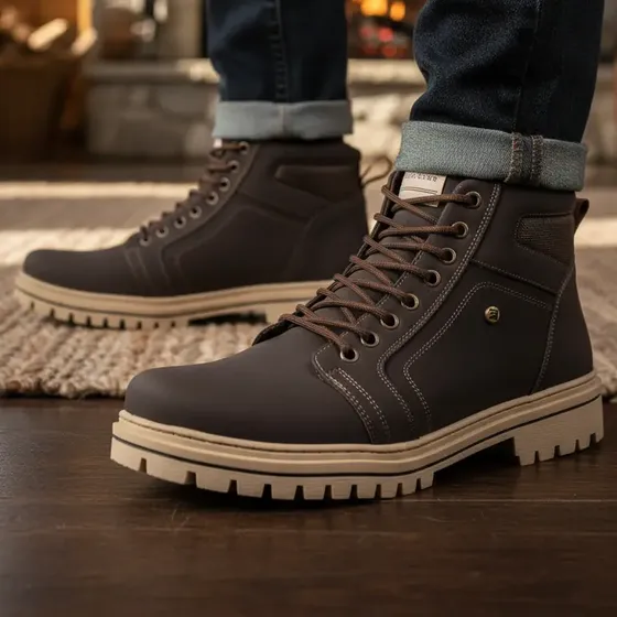 Bota Coturno Urbano Casual Ferraroni