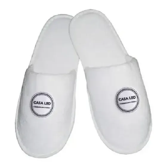 Kit 6 Pares Chinelos Pantufa Hotel Personalizado Mod2005