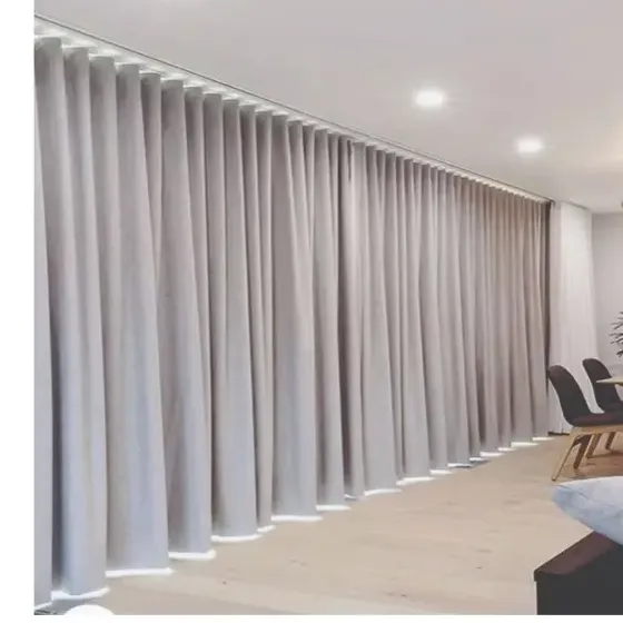 Cortina Tecido Blackout 6m X 2,6m - Trilho Suíço - Promoção