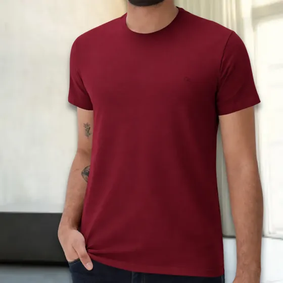 Camiseta Masculina Básica Ogochi Camisetas Camisas Algodão