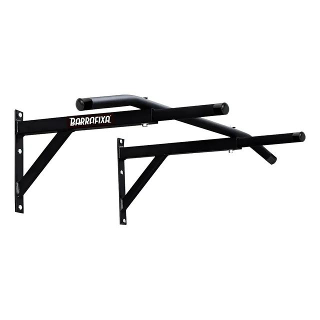 Barra Fixa Parede Chin/pull-up Tríceps Paralela Cor Vermelho