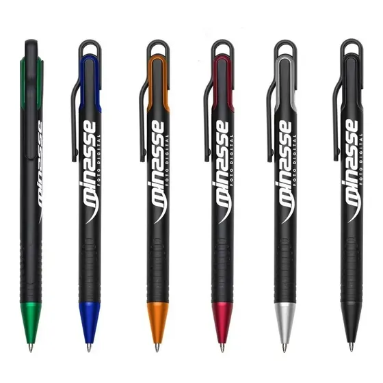 100 Canetas Personalizadas 12729 - Brindes Personalizados