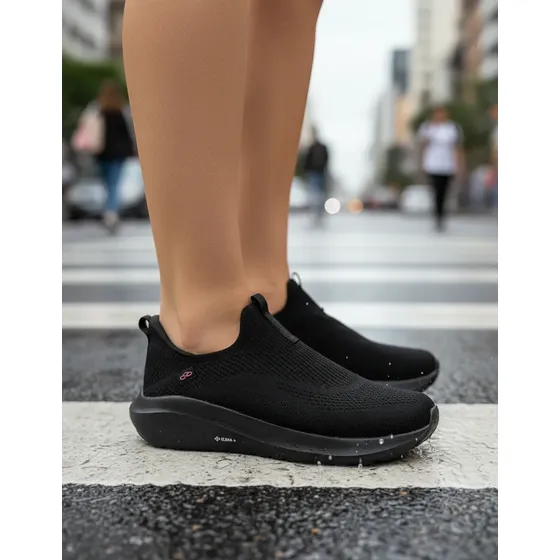 Tênis Slip On Olympikus Feminino Calce Facil Super Leve Novo