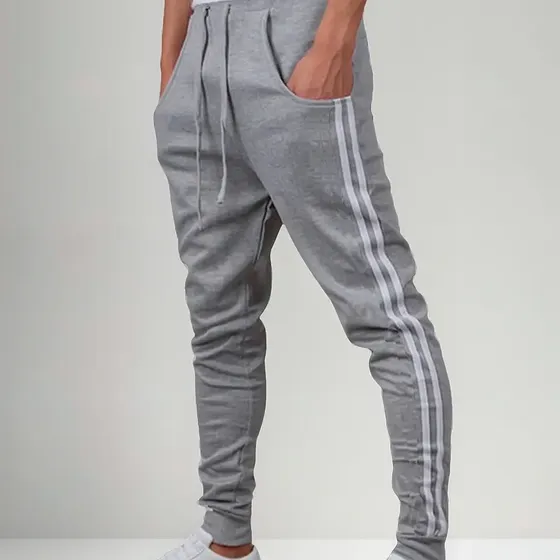 Calça De Moleton Masculina E Feminino Saruel Skinny Sport