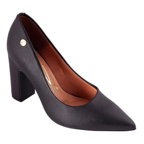 Sapato Feminino Casual Scarpin Vizzano Salto Grosso