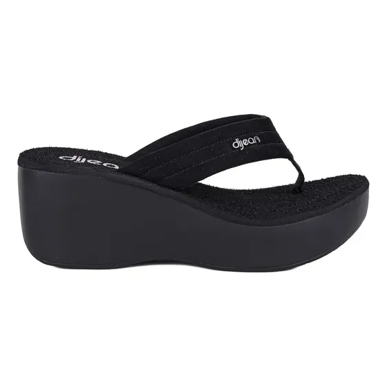 Tamanco Chinelo Feminino Dijean Casual Plataforma Dedo