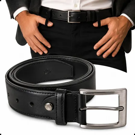 Cinto Masculino Social Couro Legítimo Premium Extra Macio