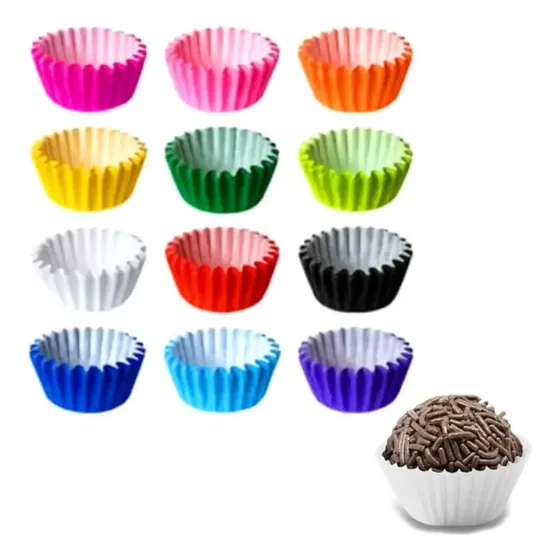 Forminha De Doce/forminha Papel N5 - Diversas Cores 1.000uni