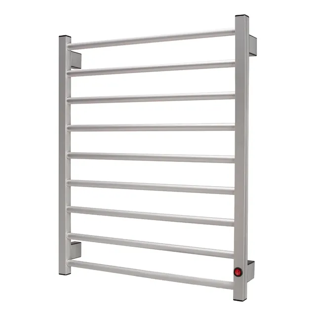 Toalheiro Térmico Elétrico Grande Alumínio, Branco E Preto
