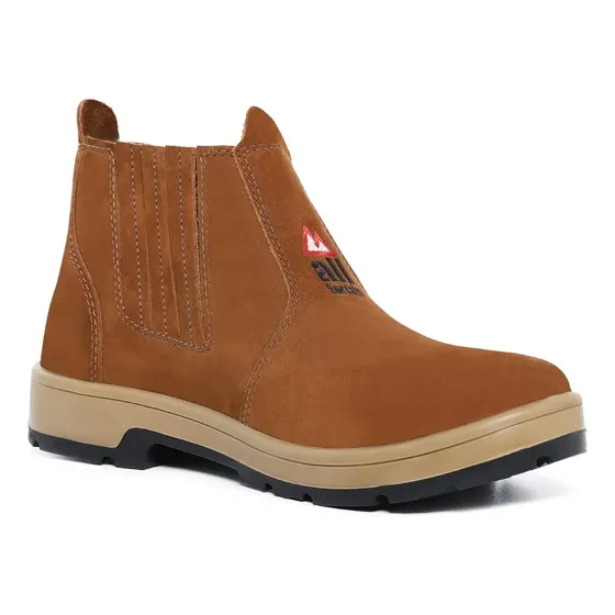Botina All-terrain Ultraleve Marrom Com Ca