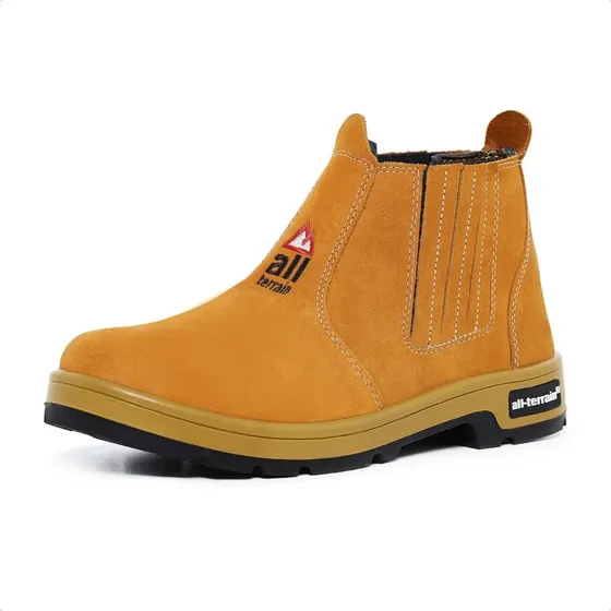 Botina All-terrain Ultraleve Mostarda Com Ca