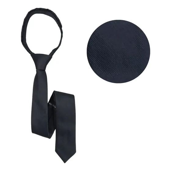 Gravata Masculina Adulto Com Ziper Nó Pronto Trabalhada