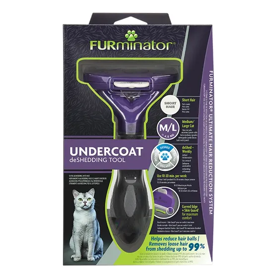 Escova Furminator Gatos M/g + Brinde
