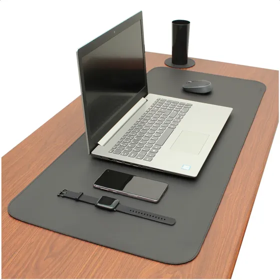 Desk Pad Mouse Pad 90x45 Feroz Wf Couro Sintético E Brinde