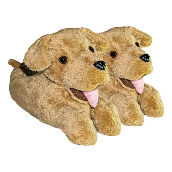 Pantufa Cachorro Inverno Quentinha Solado Borracha Sem Juros