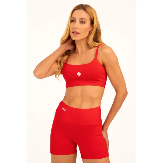 Conjunto Fitness Bermuda E Top Com Forro Feminino Academia
