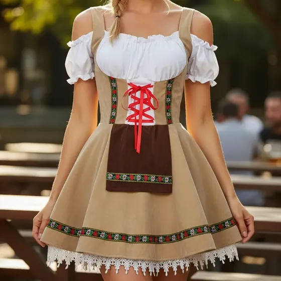 Vestido Uniforme De Cosplay Da Oktoberfest