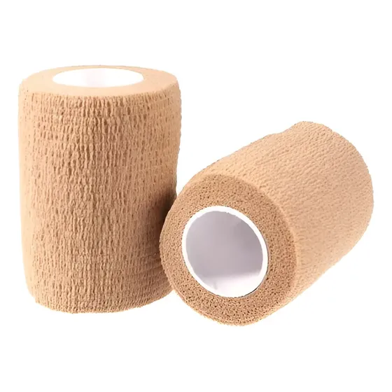 Kit 6 Bandagem Elástica Auto-aderente Cohesive Tape De 10cm