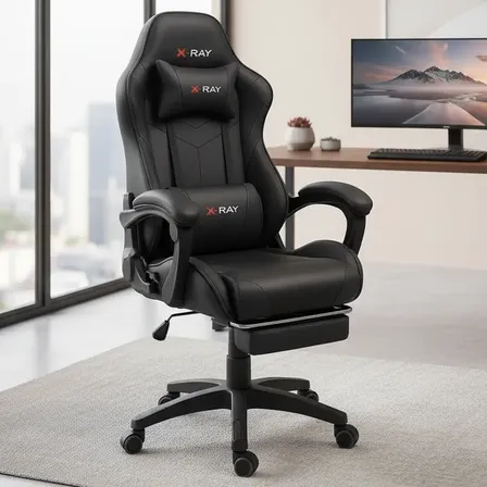 Cadeira Gamer Streamer Ergonomica Confortável Reclinável Top