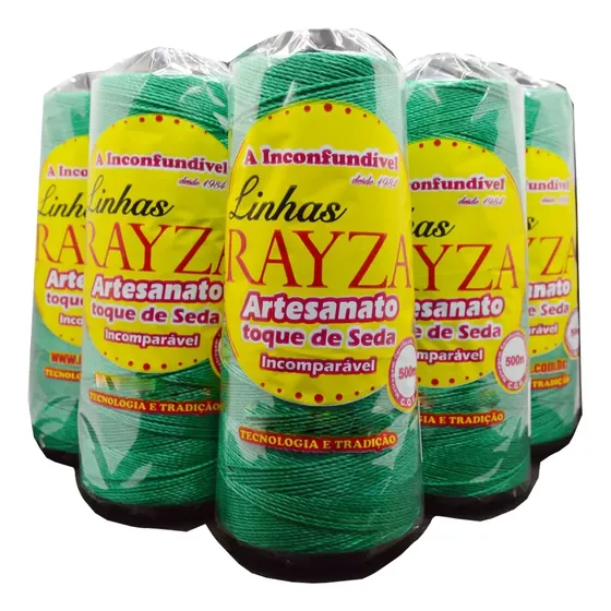 Linha Artesanato ++ Grossa Rayza Lista De Cores 6 E/r