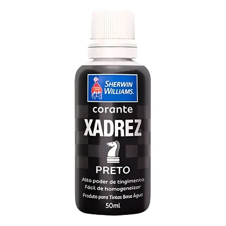 Corante Xadrez Tinta Acrílica Base Água Parede Várias Cores
