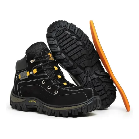 Bota Coturno Adventure Masculina Polofran Botina Cano Médio