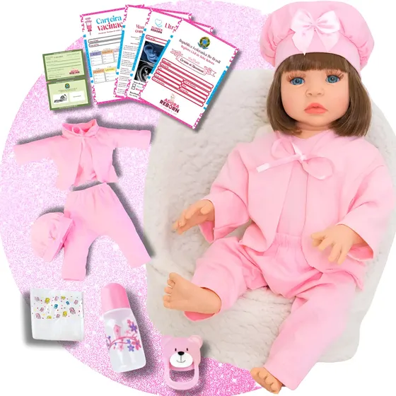 Boneca Reborn Bebê Realista Original Silicone Envio Imediato