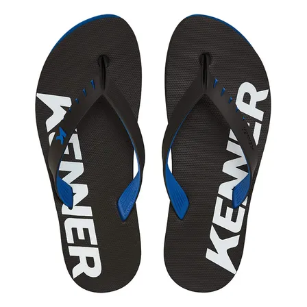 Chinelo Sandália Kenner Red Dnn-02 Masculino Preto E Azul
