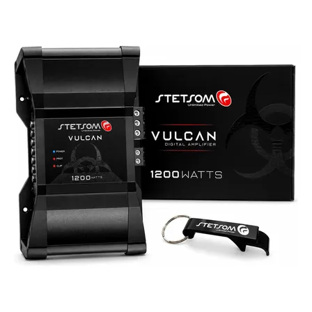 Amplificador Stetsom Vulcan-1200 Mono 1200w Rms Crossover