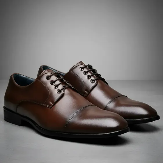 Sapato Social Derby Masculino Couro Elegante Clássico Oxford